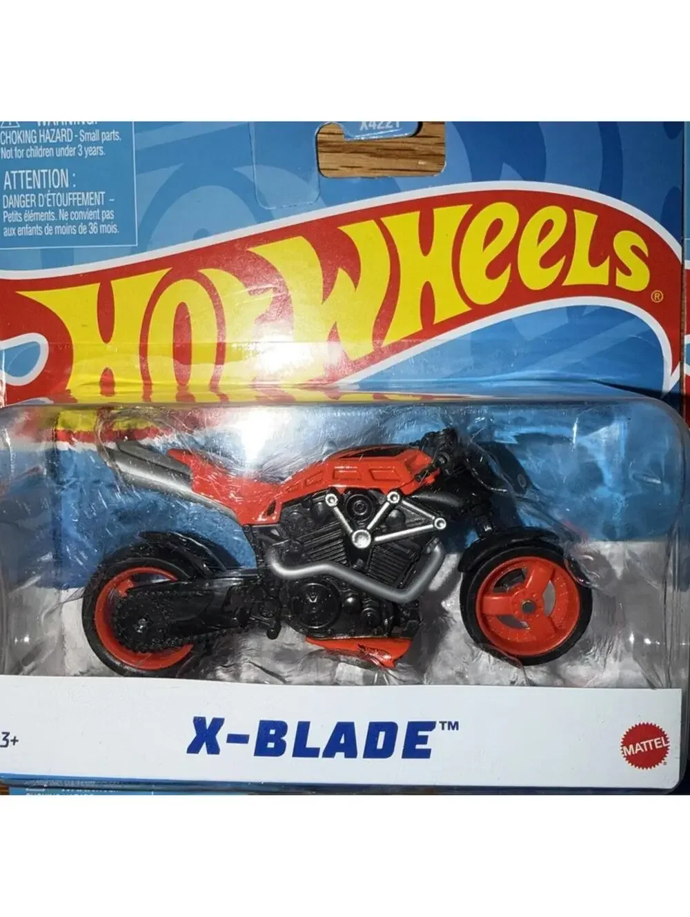 Hot Wheels Motorcycles Assortment X4221 Complete Set Of 6 - X-Blade, Twin Flame